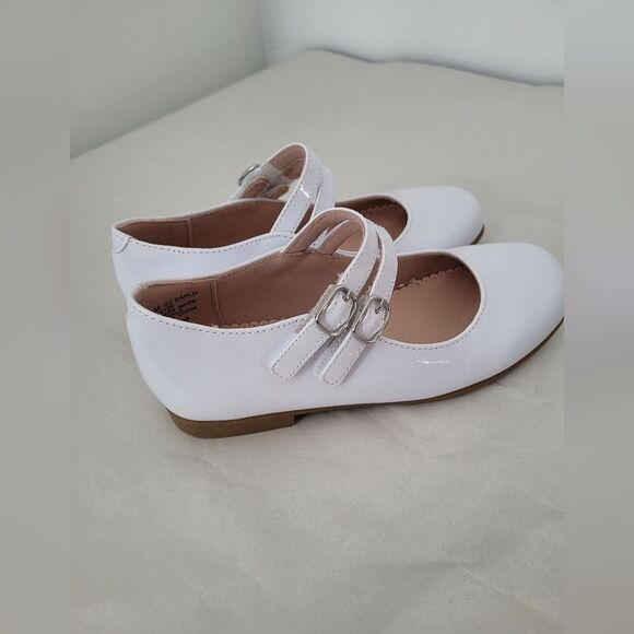 NEW Christie & Jill Girls White Buckle Shoes Mary Jane Formal Wedding Size 13 - Picture 4 of 7